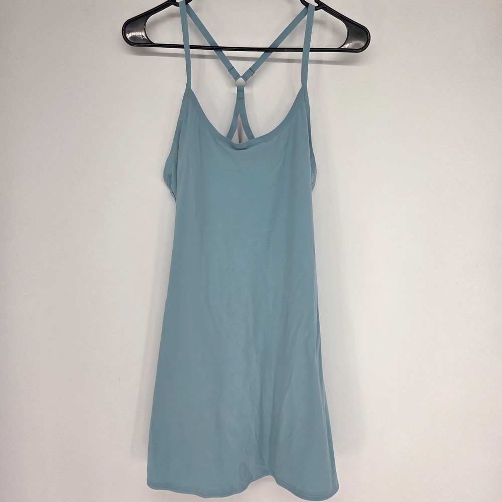 Outdoor Voices Exercise Dress Small Blue Shorts Liner w/ Two Pockets